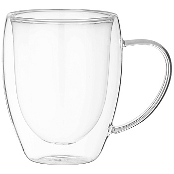 КРУЖКА С ДВОЙНЫМИ СТЕНКАМИ "DOUBLE-WALL" 320 МЛ (КОР=48ШТ.)