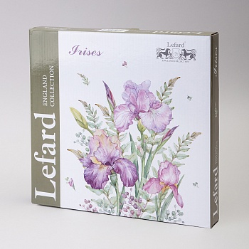 НАБОР ТАРЕЛОК ОБЕДЕННЫХ LEFARD "IRISES"  2 ШТ. 25,5*2,5 СМ (КОР=12НАБ.)