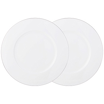 НАБОР ТАРЕЛОК ОБЕДЕННЫХ LEFARD "КРИСТАЛ'' ПЛАТИНУМ 2 ШТ. 26,7 СМ