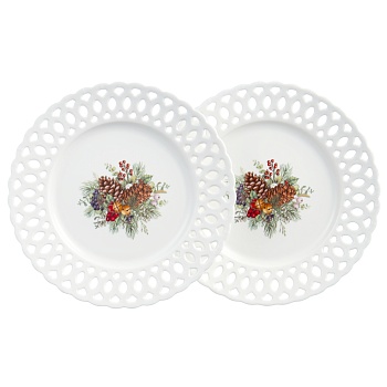 НАБОР ТАРЕЛОК ЗАКУСОЧНЫХ LEFARD "CELEBRATION" 20,5 СМ (КОР=18НАБ.)