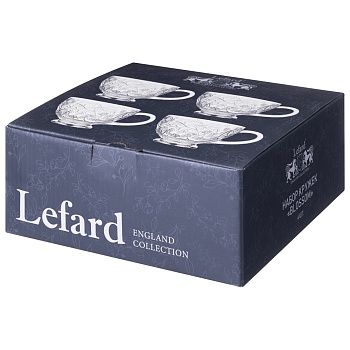 НАБОР КРУЖЕК "BLOSSOM" 4 ШТ/240 МЛ