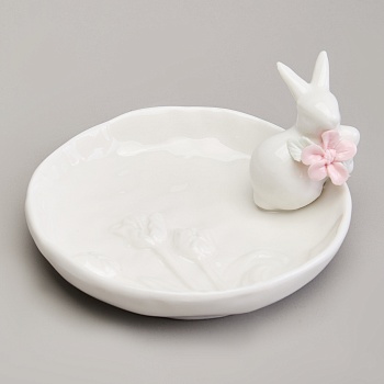 БЛЮДО СЕРВИРОВОЧНОЕ "КРОЛИК" 13,3Х12,5Х7,2 СМ