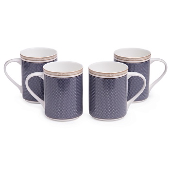 НАБОР КРУЖЕК LEFARD "DECISION" 4 ШТ. 400 МЛ