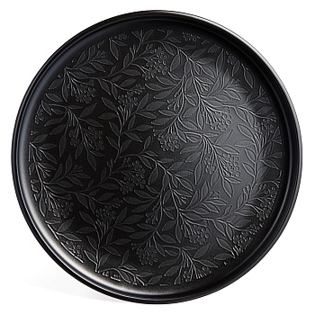 НАБОР ТАРЕЛОК ОБЕДЕННЫХ  BRONCO "CHOICE BLACK" 26,5 СМ 4ШТ