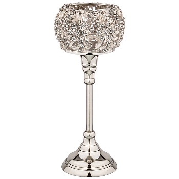 ПОДСВЕЧНИК "БОХО" ДИАМЕТР=11 СМ. ВЫСОТА=28 СМ (КОР=9ШТ.)