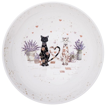 САЛАТНИК LEFARD "ЛАВАНДОВЫЕ КОТЫ" 17,5*6,5 СМ 850 МЛ (КОР=24ШТ.)