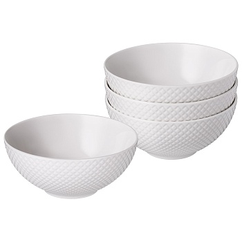 НАБОР ТАРЕЛОК СУПОВЫХ LEFARD "COMPOSITION" 4 ШТ. 15,5*7 СМ 780 МЛ