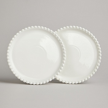 НАБОР ТАРЕЛОК ЗАКУСОЧНЫХ LEFARD "PEARL" 2 ШТ. 19,5*1,5 СМ (КОР=18НАБ.)