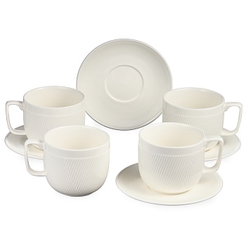 ЧАЙНЫЙ НАБОР LEFARD "FREE LINE" НА 4 ПЕР. 8 ПР. 300 МЛ (КОР.=6НАБ.)