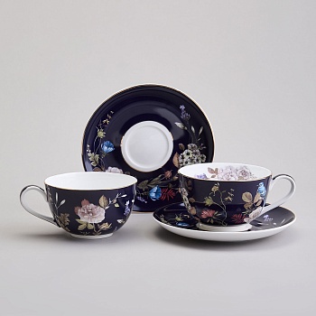 ЧАЙНЫЙ НАБОР LEFARD "КОБАЛЬТ" НА 2 ПЕР. 4 ПР. 300 МЛ (КОР=24НАБ.)