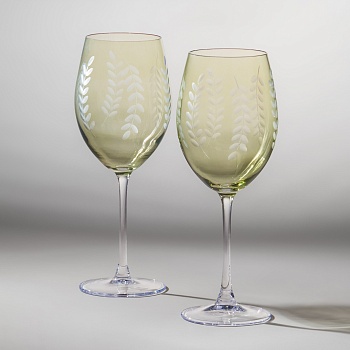НАБОР БОКАЛОВ ДЛЯ ВИНА "FLORA" ИЗ 2 ШТ. 540 МЛ