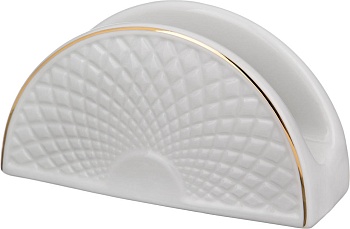 САЛФЕТНИЦА LEFARD "ДИАМАНД ГОЛД" 13*6*7 СМ (КОР=36ШТ.)