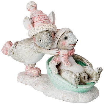 ФИГУРКА "МЫШКИ" 11*5*8 СМ. БЕЗ УПАКОВКИ (МАЛ=6ШТ./КОР=96ШТ.)