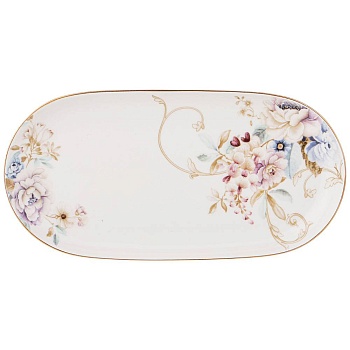 БЛЮДО ОВАЛЬНОЕ LEFARD "ЗАВТРАК У КОРОЛЯ" 20,5 СМ (КОР=60ШТ.)