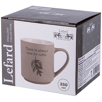 КРУЖКА LEFARD "COFFEEMANIA" 350МЛ