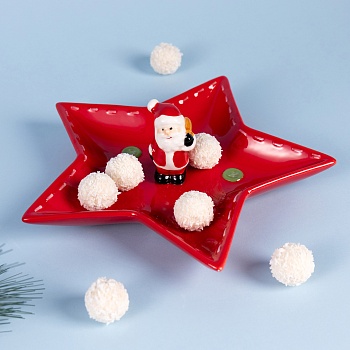 БЛЮДО СЕРВИРОВНОЧНОЕ КОЛЛЕКЦИЯ "CHRISTMAS GIFT" 25,5*24*7,5 СМ