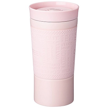 ТЕРМОКРУЖКА AGNESS "ТЮДОР" С КНОПКОЙ-СТОППЕРОМ И С ДОСТУПОМ 360С, 380МЛ, КОЛБА НЕРЖ.СТАЛЬ 18/10