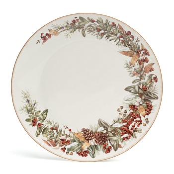 НАБОР ТАРЕЛОК ОБЕДЕННЫХ LEFARD "МОРОЗКО" 2 ШТ. 27 СМ (КОР=9НАБ.)