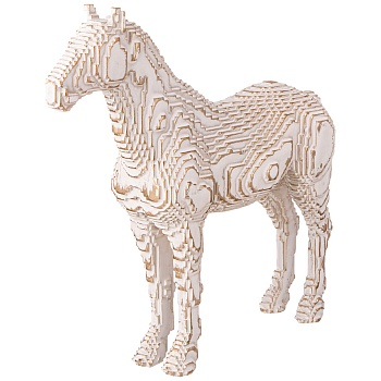ФИГУРКА ДЕКОРАТИВНАЯ "ЛОШАДЬ" 30Х8,5Х28,5 СМ