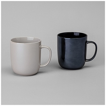 НАБОР КРУЖЕК  BRONCO "GLOSS" 2 ШТ. 400 МЛ МИКС