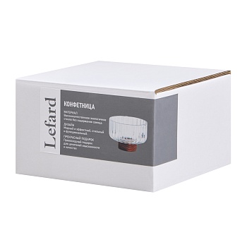 КОНФЕТНИЦА "VILLAGE" 650 МЛ ДИАМЕТР 14 СМ ВЫСОТА 9 СМ