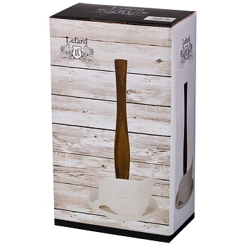 ПОДСТАВКА ДЛЯ БУМАЖНОГО ПОЛОТЕНЦА LEFARD "NATIVE" 13*13*25,5 СМ (КОР=12ШТ.)