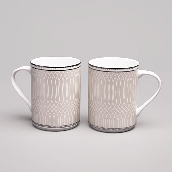 НАБОР КРУЖЕК LEFARD "INFINITY"  2 ШТ. 400 МЛ (КОР=24НАБ.)