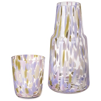 ГРАФИН С КРЫШКОЙ-СТАКАНОМ "VENICE" 800/290 МЛ