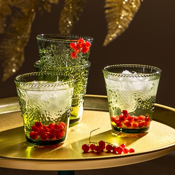 НАБОР СТАКАНОВ "CELEBRATION" GREEN, 4 ШТ/280 МЛ