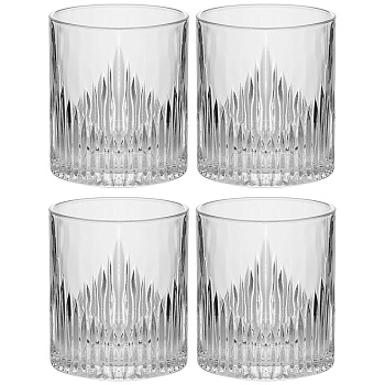 НАБОР СТАКАНОВ ИЗ 4 ШТ  "CRUS" 310МЛ