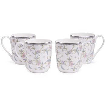 НАБОР КРУЖЕК LEFARD "GARDEN" 4 ШТ. 330 МЛ