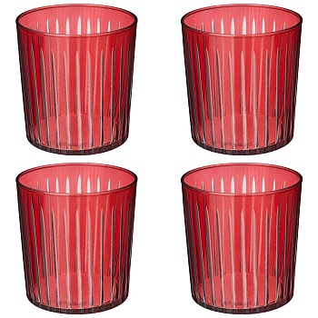 НАБОР БОКАЛОВ ИЗ 4 ШТУК "SICILIA" RED 380МЛ