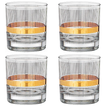 НАБОР СТАКАНОВ "ALLURE" ИЗ 4 ШТУК 380МЛ