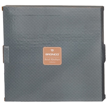 ДОСКА СЕРВИРОВОЧНАЯ BRONCO "SOUL KITCHEN" 27 СМ СЕРАЯ (КОР=16ШТ.)