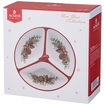 МЕНАЖНИЦА AGNESS “CELEBRATION" 3 СЕК. 22*7,7 СМ (КОР=16ШТ.)