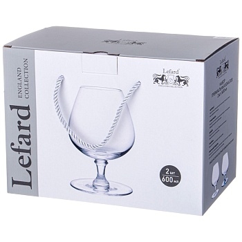 НАБОР БОКАЛОВ ДЛЯ КОНЬЯКА ИЗ 2 ШТ "CRAZY BALANCE" 600 МЛ