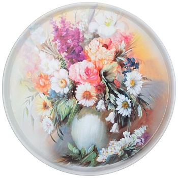 ПОДНОС СЕРВИРОВОЧНЫЙ AGNESS "БУКЕТ" 33*2,1 СМ