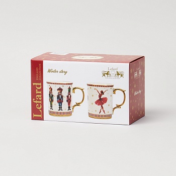 НАБОР КРУЖЕК LEFARD "WINTER STORY" 380 МЛ 2 ШТ.