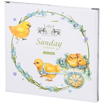 БЛЮДО ДЛЯ 10 ЯИЦ LEFARD "SUNDAY" 25 СМ (КОР=12ШТ.)