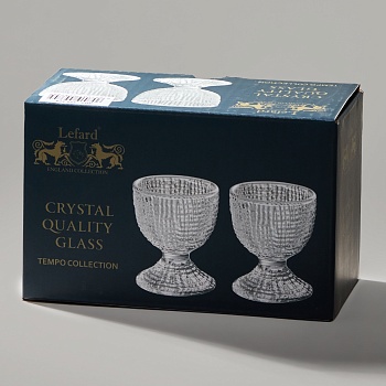 НАБОР ПОДСТАВОК ПОД ЯЙЦО "TEMPO" 2 ШТ. 5,5Х5,5Х6 СМ