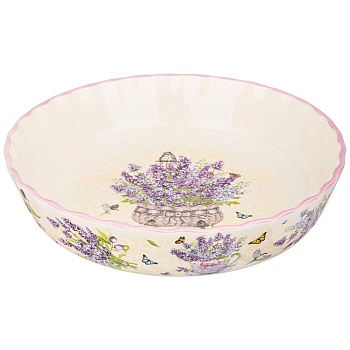 ФОРМА ДЛЯ ВЫПЕЧКИ "ЛАВАНДА" КРУГЛАЯ 2,1 Л 27,5*27,5*6 CМ