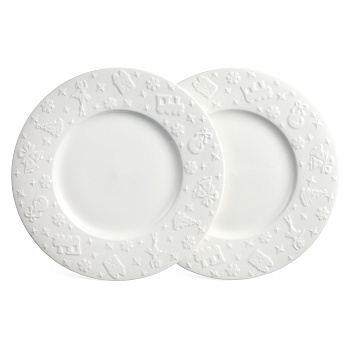 НАБОР ТАРЕЛОК ЗАКУСОЧНЫХ LEFARD "NUTCRACKER" 2 ШТ. 21,5 СМ (КОР=16НАБ.)