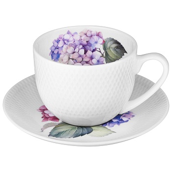 ЧАЙНЫЙ НАБОР LEFARD "HORTENSIA" НА 4 ПЕР. 8 ПР. 330 МЛ (КОР=6НАБ.)