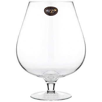 ВАЗА НА НОЖКЕ "AURA" 5 Л ДИАМЕТР 20 СМ ВЫСОТА 28 СМ