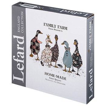 НАБОР ТАРЕЛОК ЗАКУСОЧНЫХ 20,5 СМ LEFARD "FAMILY FARM" 2 ШТ.