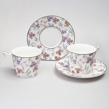 ЧАЙНЫЙ НАБОР LEFARD "BLOSSOM" НА 2 ПЕР. 4 ПР. 250 МЛ