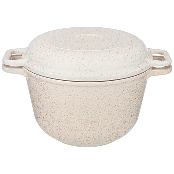 КАЗАН С КРЫШКОЙ ГРИЛЬ AGNESS "PARADISE" 5 Л