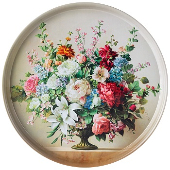 ПОДНОС СЕРВИРОВОЧНЫЙ AGNESS  "STIL LIFE"  33*2,1 СМ