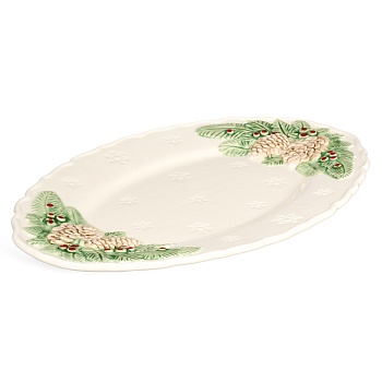 БЛЮДО СЕРВИРОВОЧНОЕ "GREEN PINE" 31*20*2,5 СМ