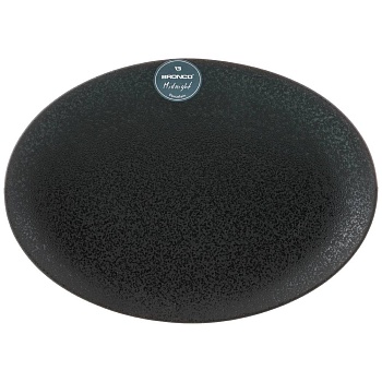 ТАРЕЛКА "MIDNIGHT" ОВАЛЬНАЯ 30,5*22 СМ (МАЛ=4ШТ/КОР=18ШТ.)